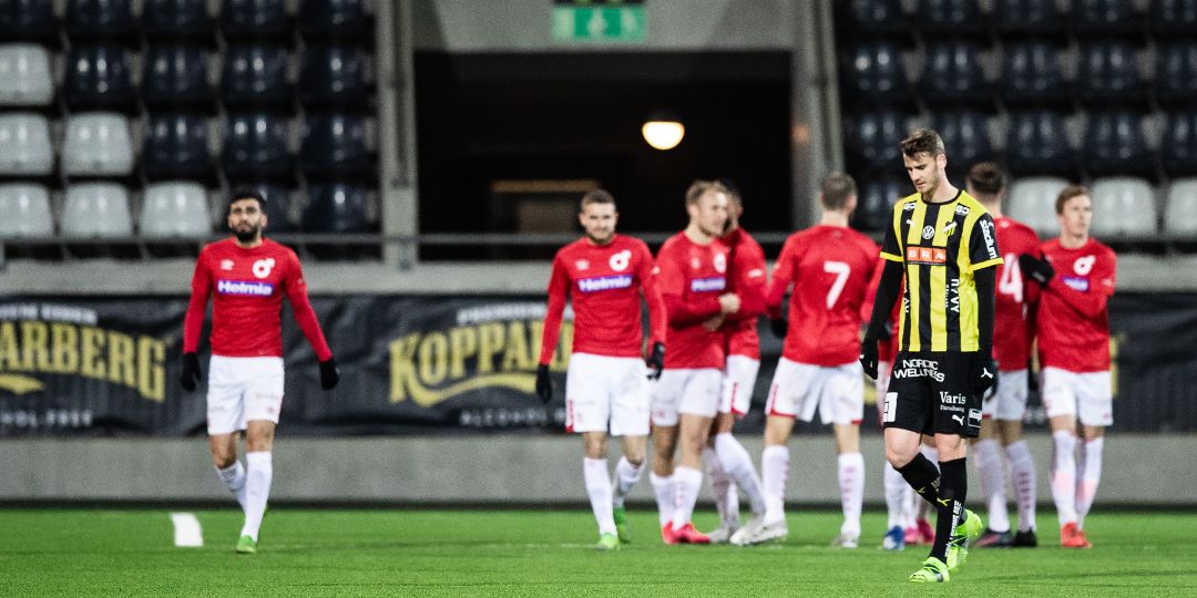 Förlust i träningsmatchen mot Degerfors