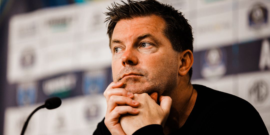 Presskonferens efter dagens möte med Östers IF