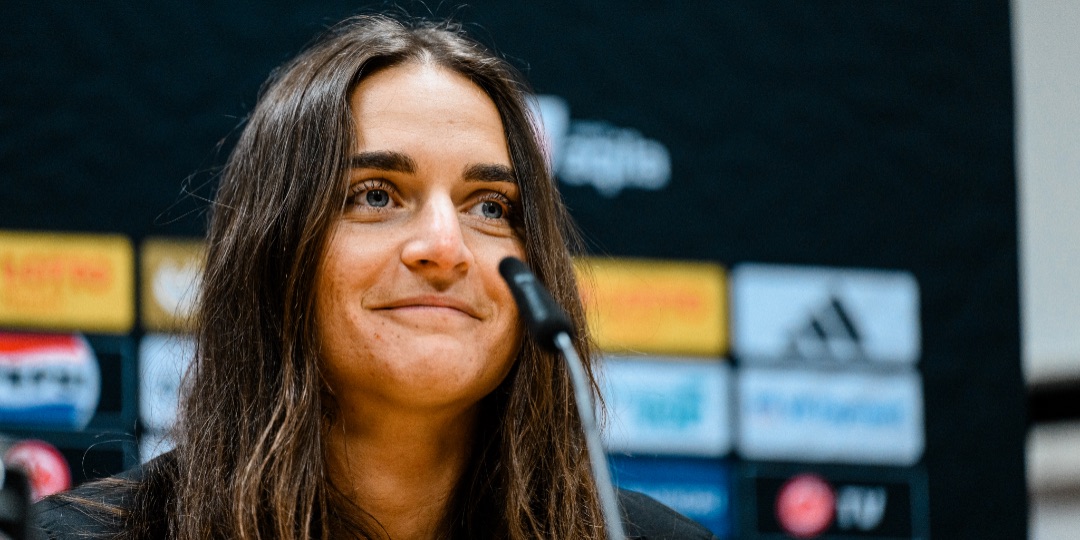 Presskonferens efter Frankfurt borta – hör Elena Sadikus tankar