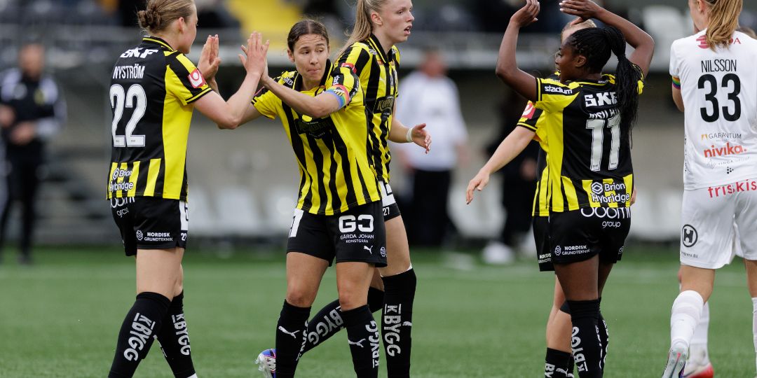 Omgång 12 till 26 i OBOS Damallsvenskan fastställda